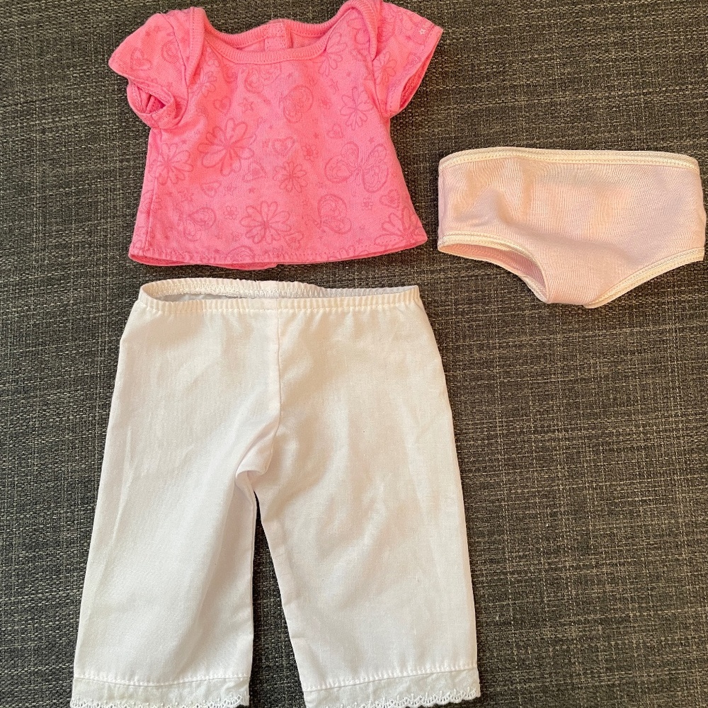 American Girl Shirt, Pants & Undies - Fits 18" Doll